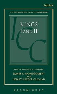 Image of The International Critical Commentary : Kings I And II
