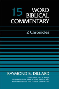 Image of Word Biblical Commentary  2 Chronicles - Vol. 15